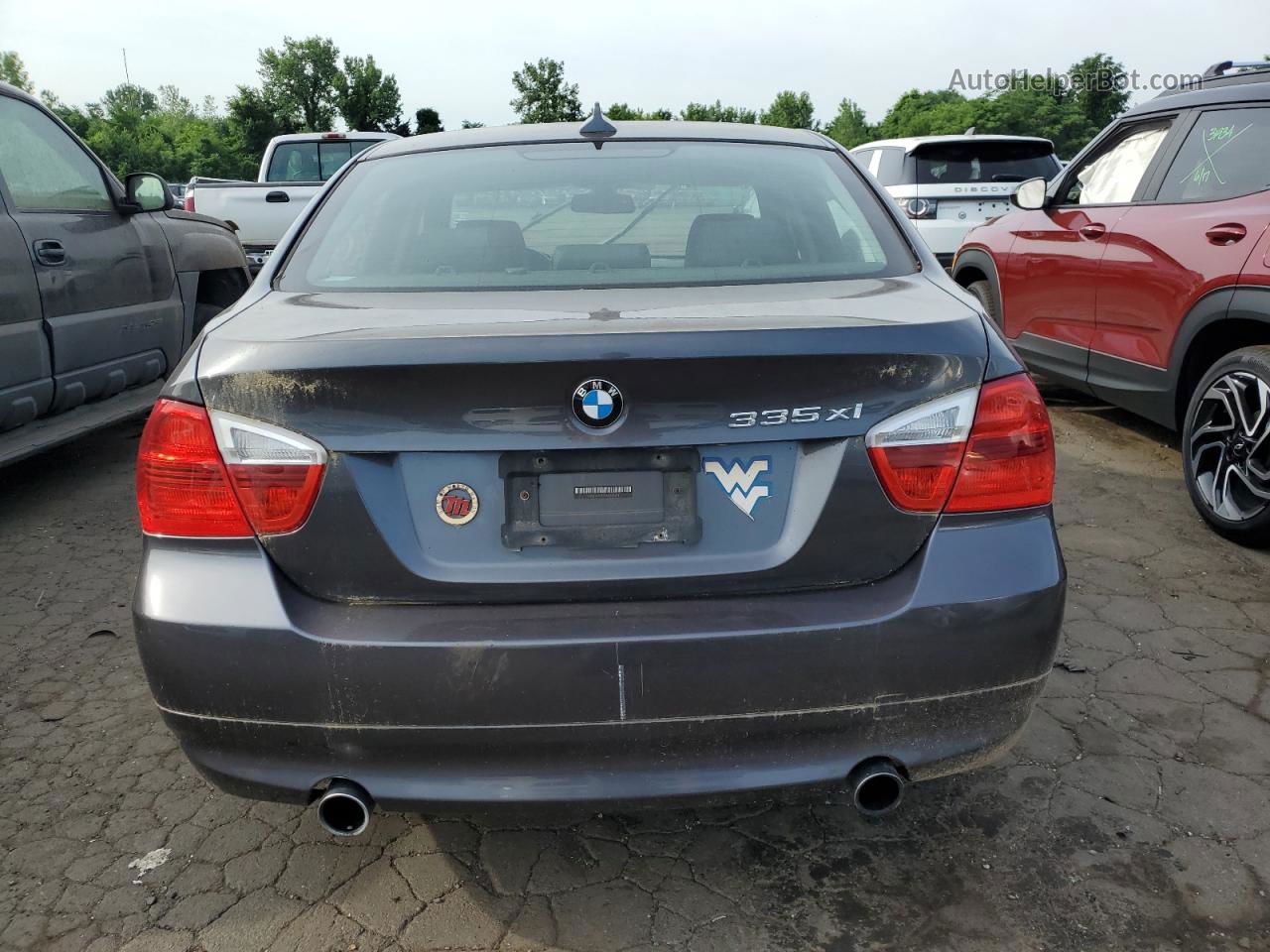 2008 Bmw 335 Xi Gray vin: WBAVD53508A284618