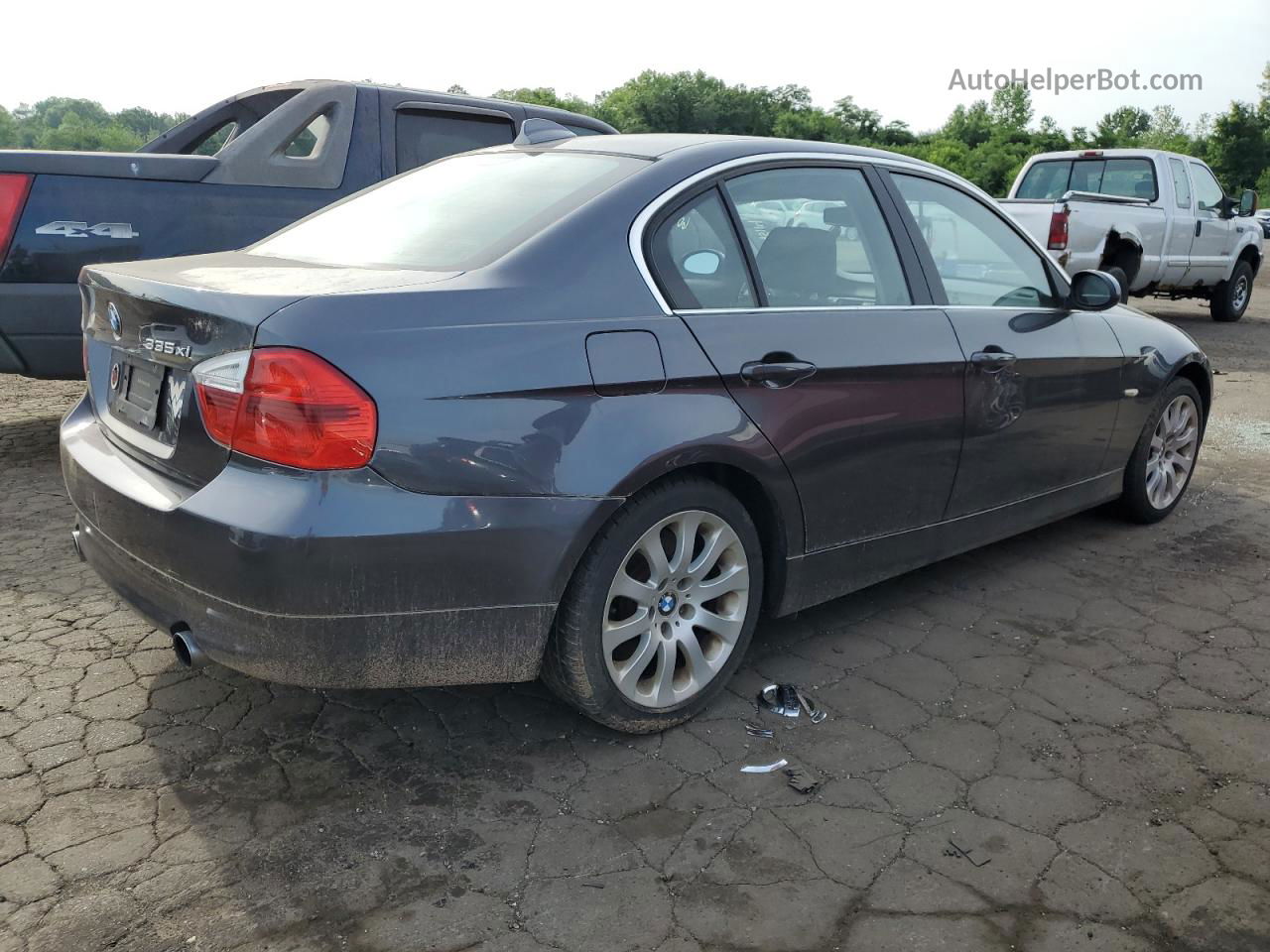 2008 Bmw 335 Xi Gray vin: WBAVD53508A284618