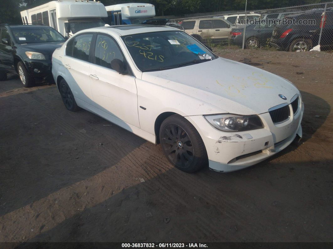 2008 Bmw 3 Series 335xi White vin: WBAVD53528A283678