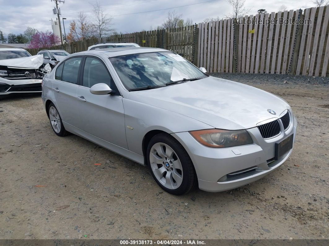 2008 Bmw 335xi   Silver vin: WBAVD53548A286274