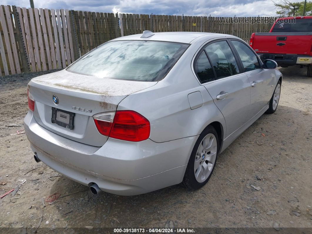 2008 Bmw 335xi   Silver vin: WBAVD53548A286274