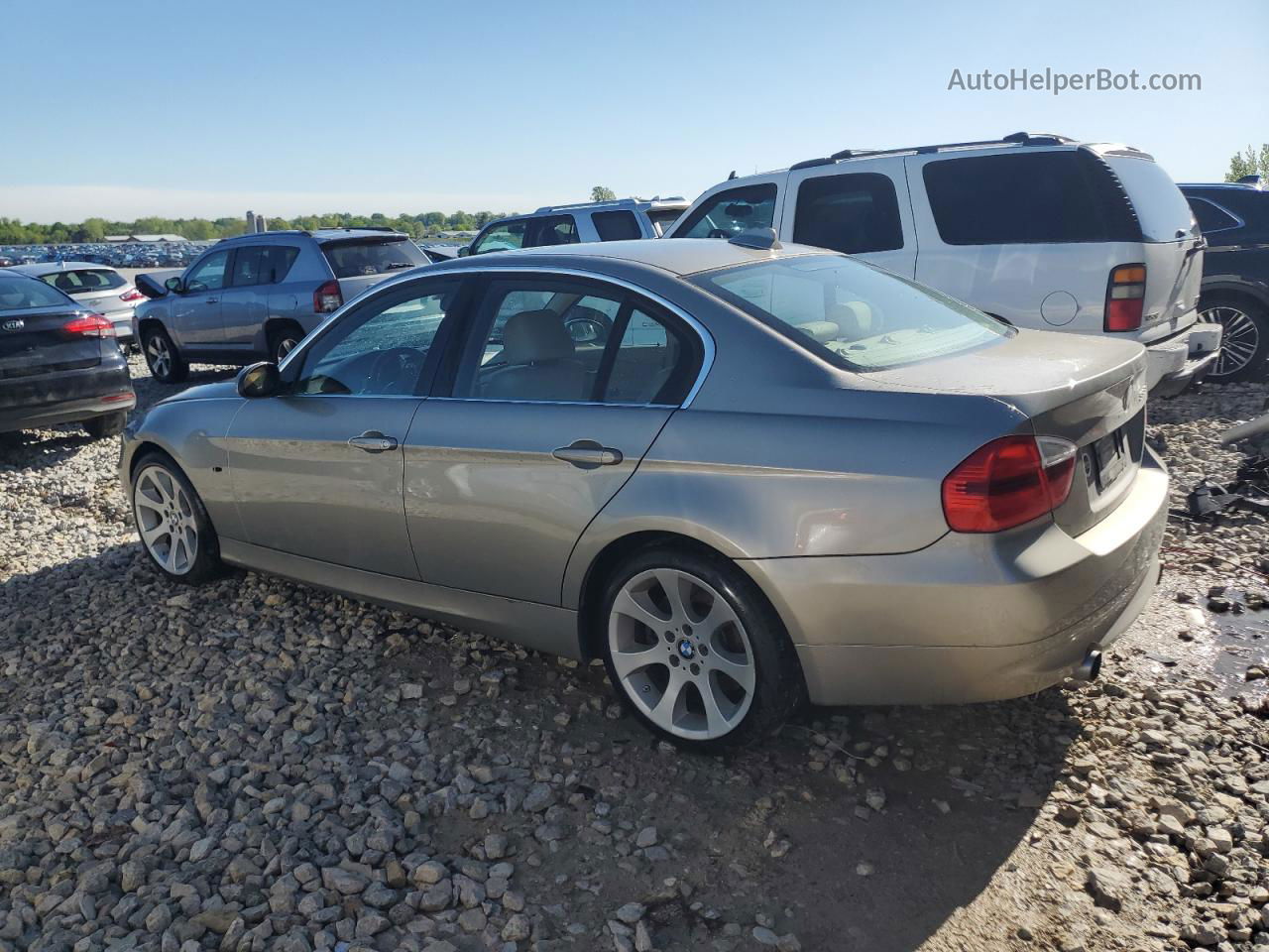 2008 Bmw 335 Xi Cream vin: WBAVD53558A010878