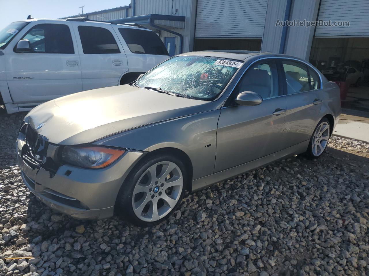 2008 Bmw 335 Xi Cream vin: WBAVD53558A010878