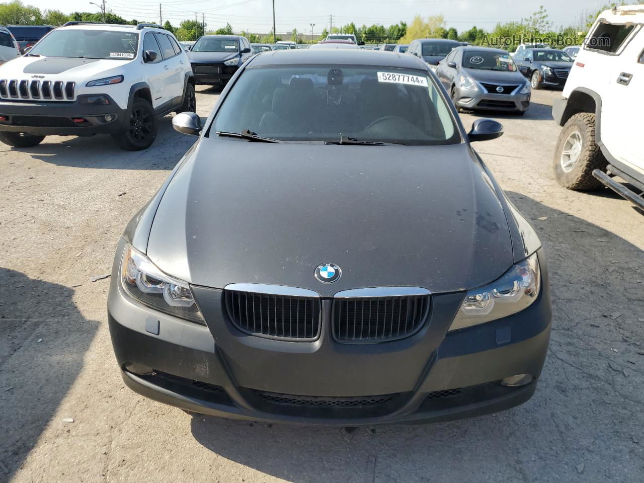 2008 Bmw 335 Xi Gray vin: WBAVD53578A283711