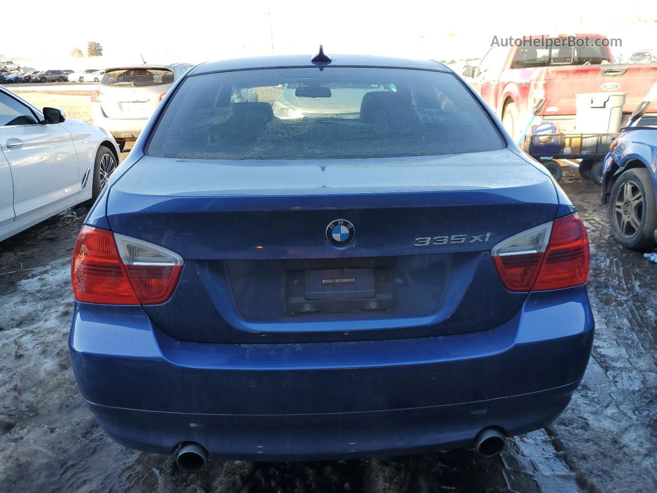 2008 Bmw 335 Xi Blue vin: WBAVD53598A285797