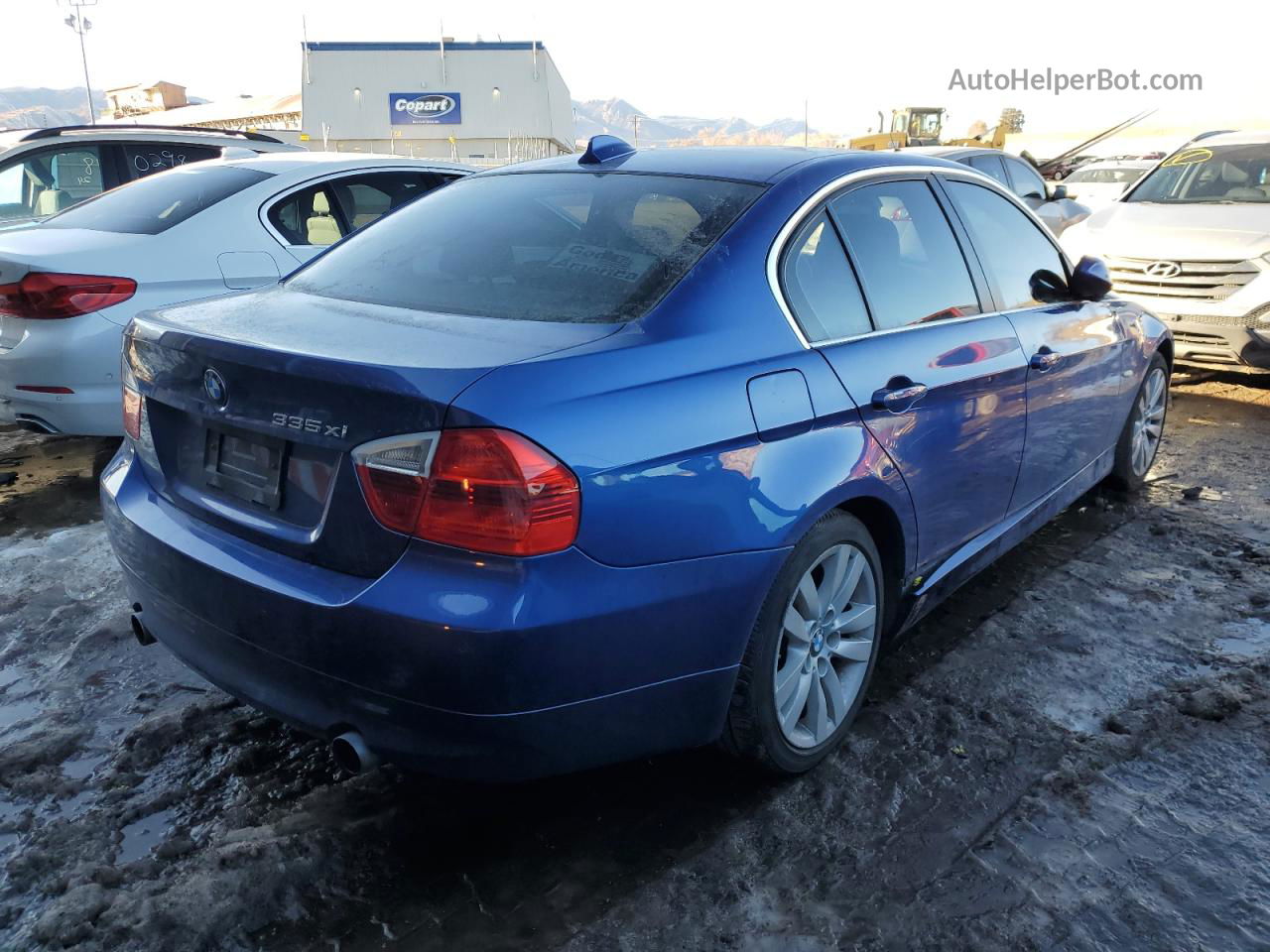 2008 Bmw 335 Xi Blue vin: WBAVD53598A285797