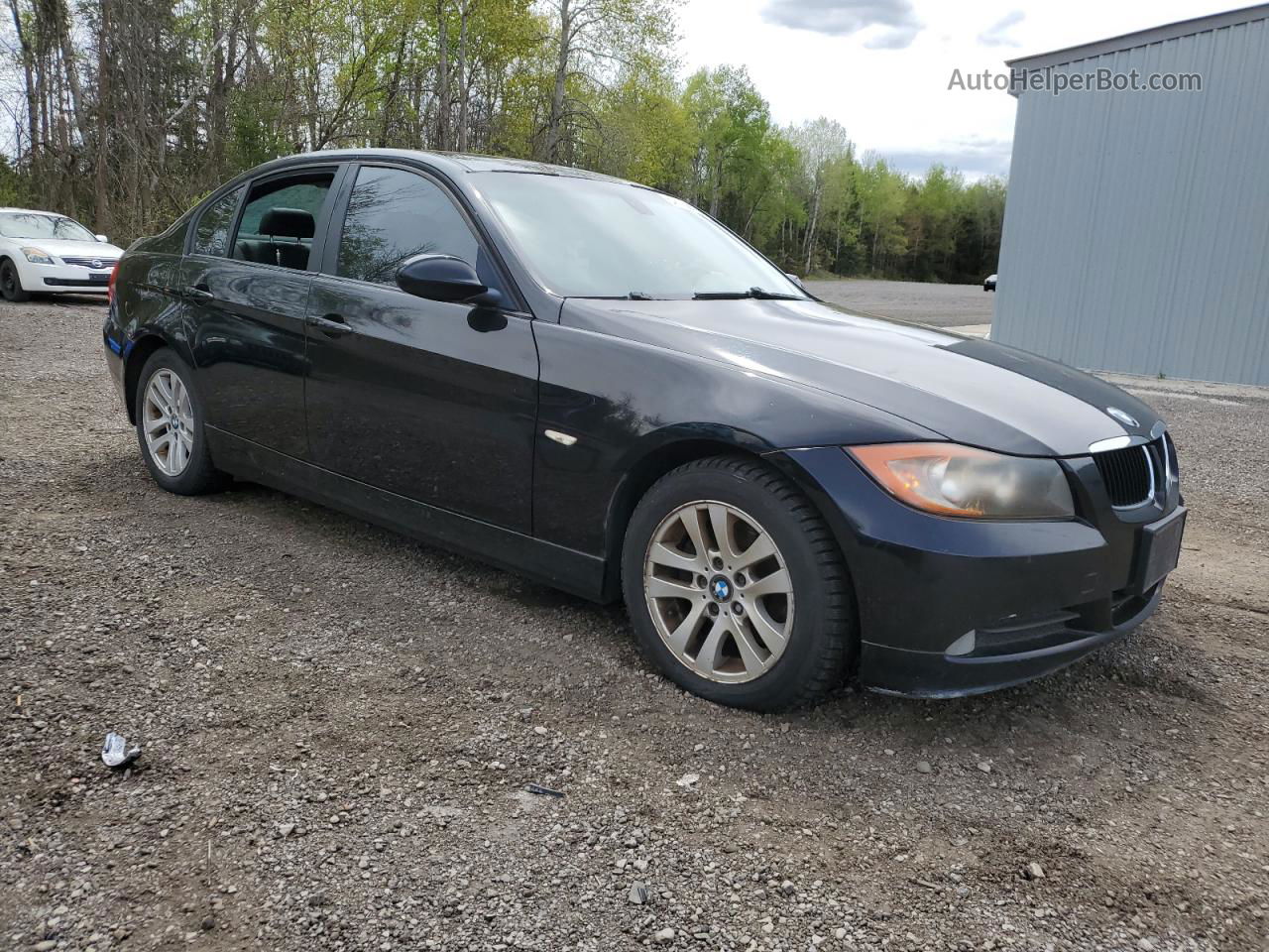 2008 Bmw 323 I Черный vin: WBAVH13518KC98814