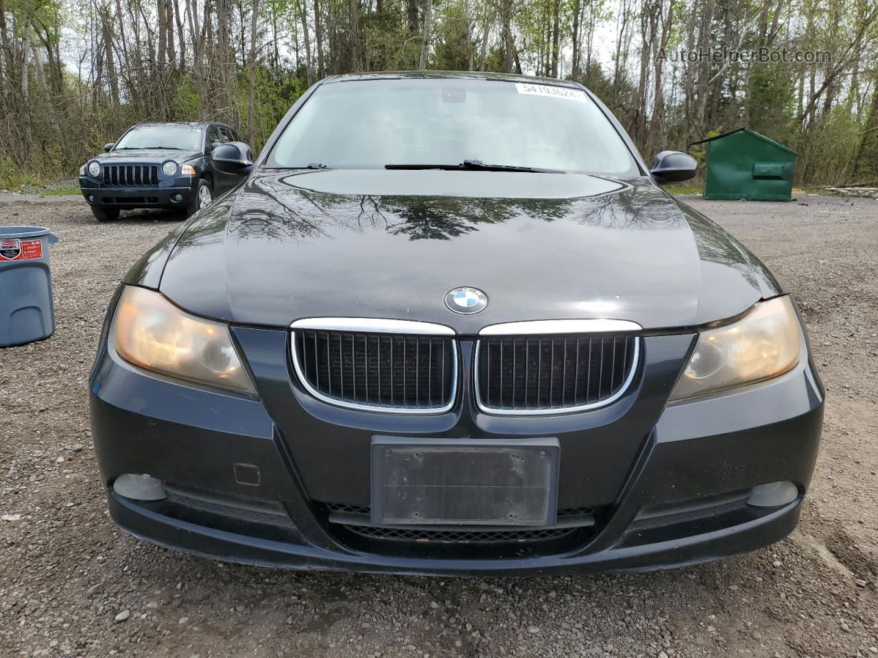 2008 Bmw 323 I Черный vin: WBAVH13518KC98814