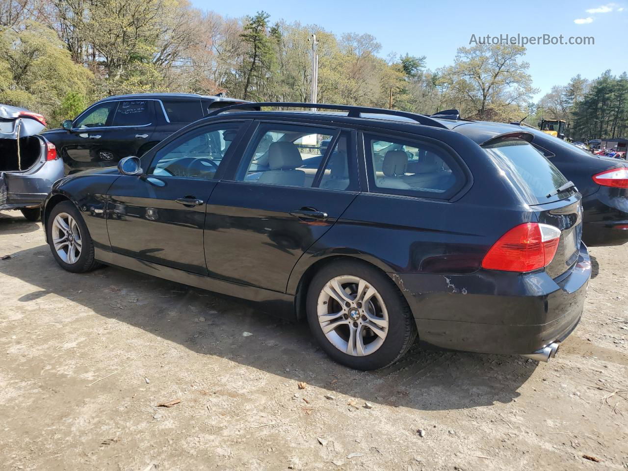 2008 Bmw 328 It Черный vin: WBAVS13588FX16793