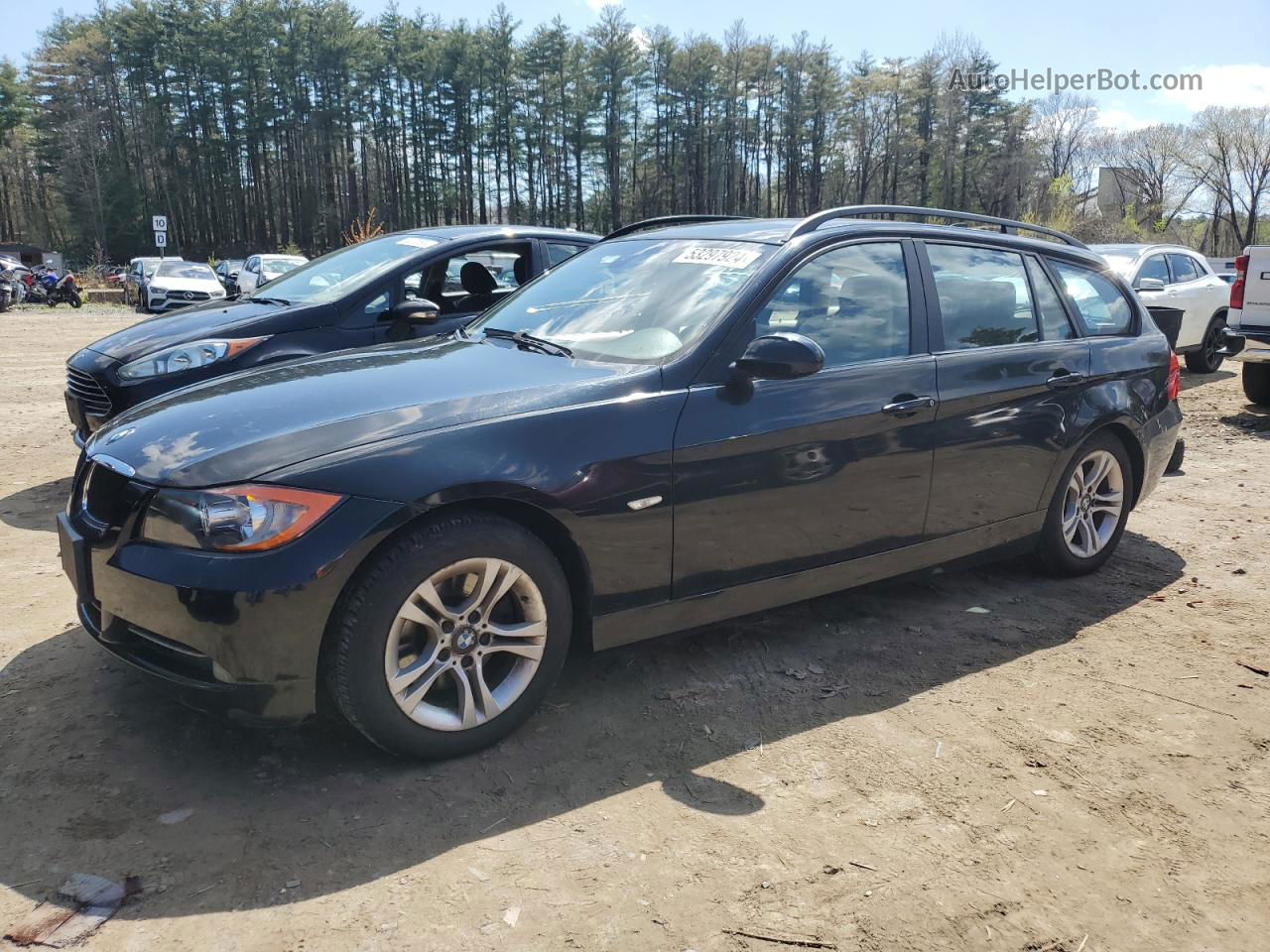 2008 Bmw 328 It Черный vin: WBAVS13588FX16793