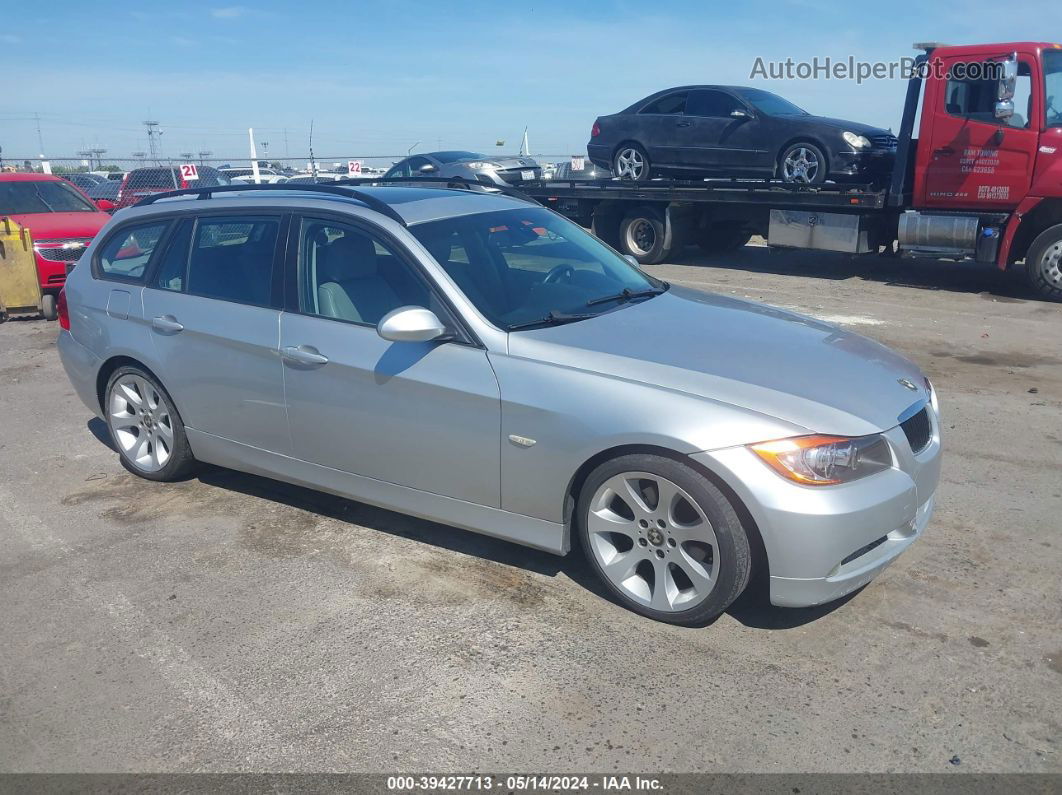 2008 Bmw 328i   Silver vin: WBAVS13598FX16740