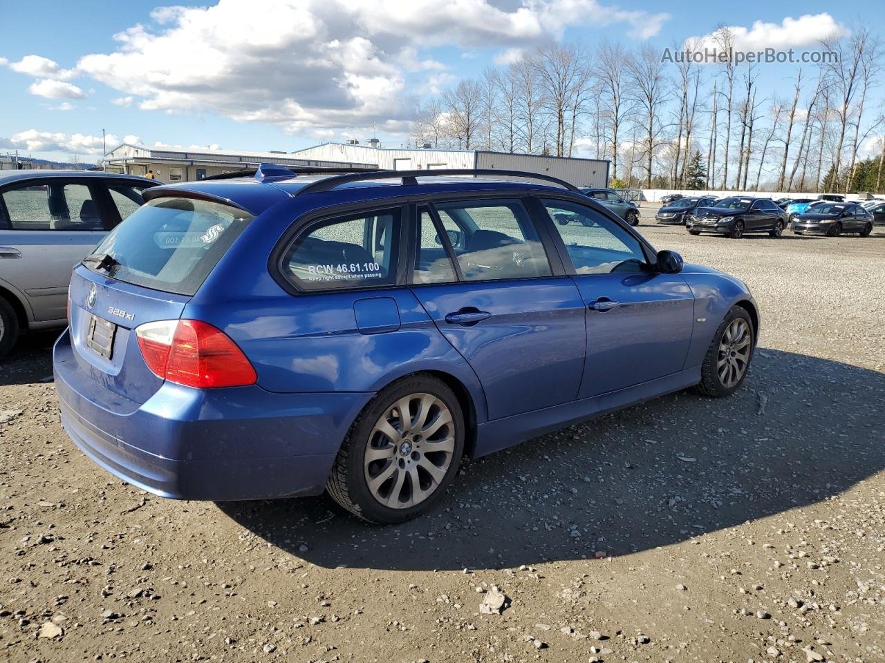 2008 Bmw 328 Xit Синий vin: WBAVT73548FZ37307