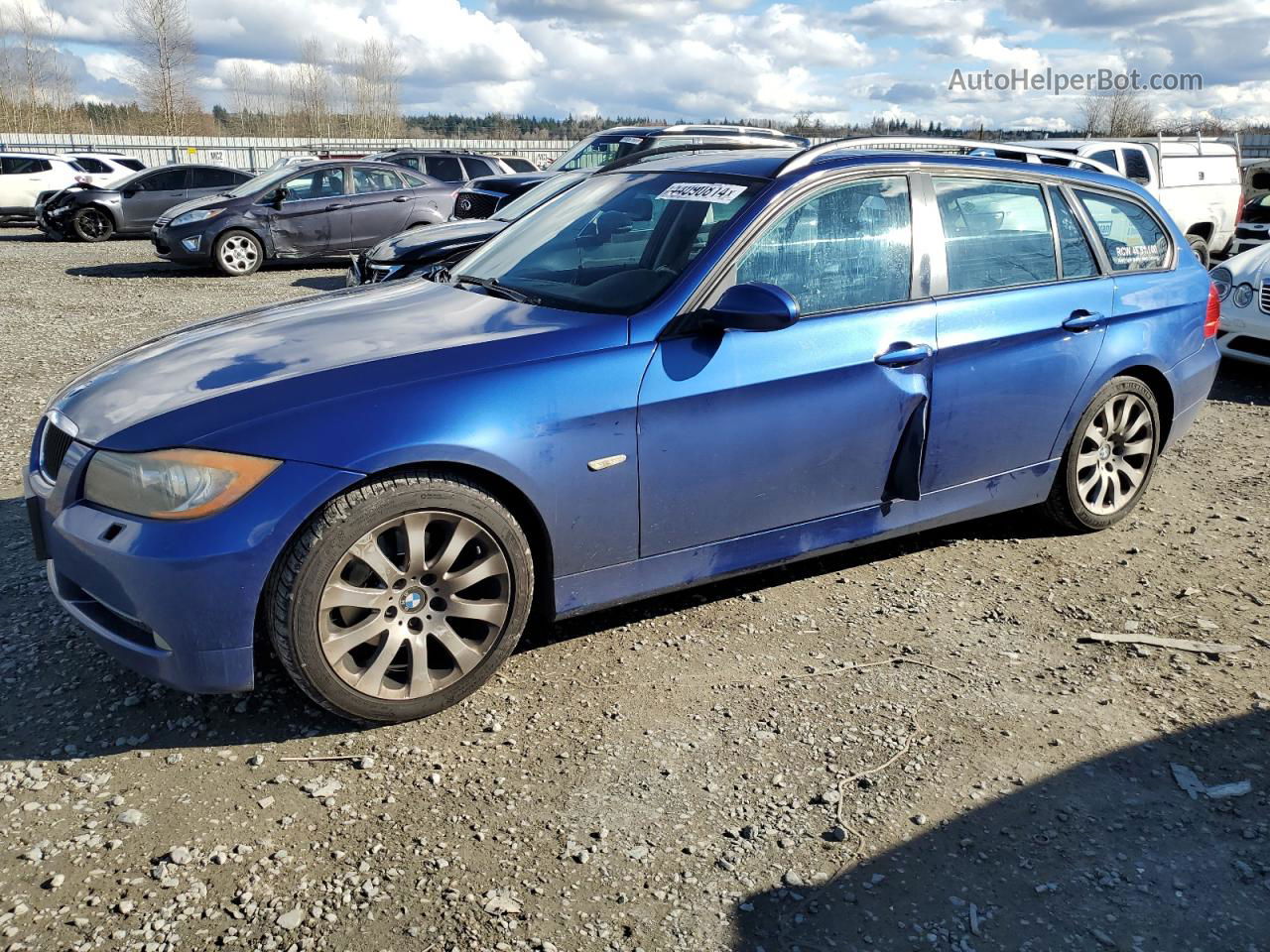 2008 Bmw 328 Xit Синий vin: WBAVT73548FZ37307