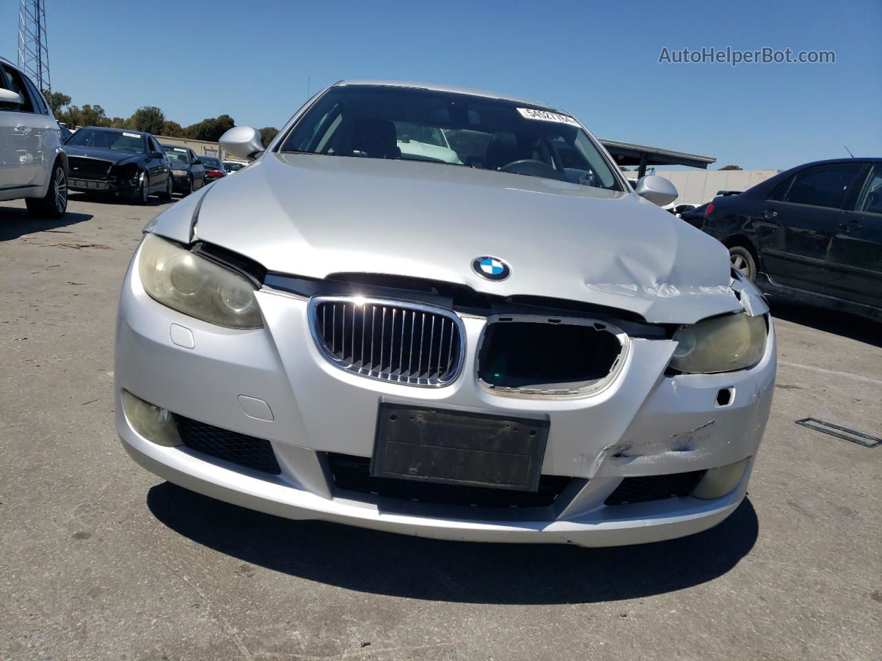 2008 Bmw 328 I Silver vin: WBAWB33518PU88842