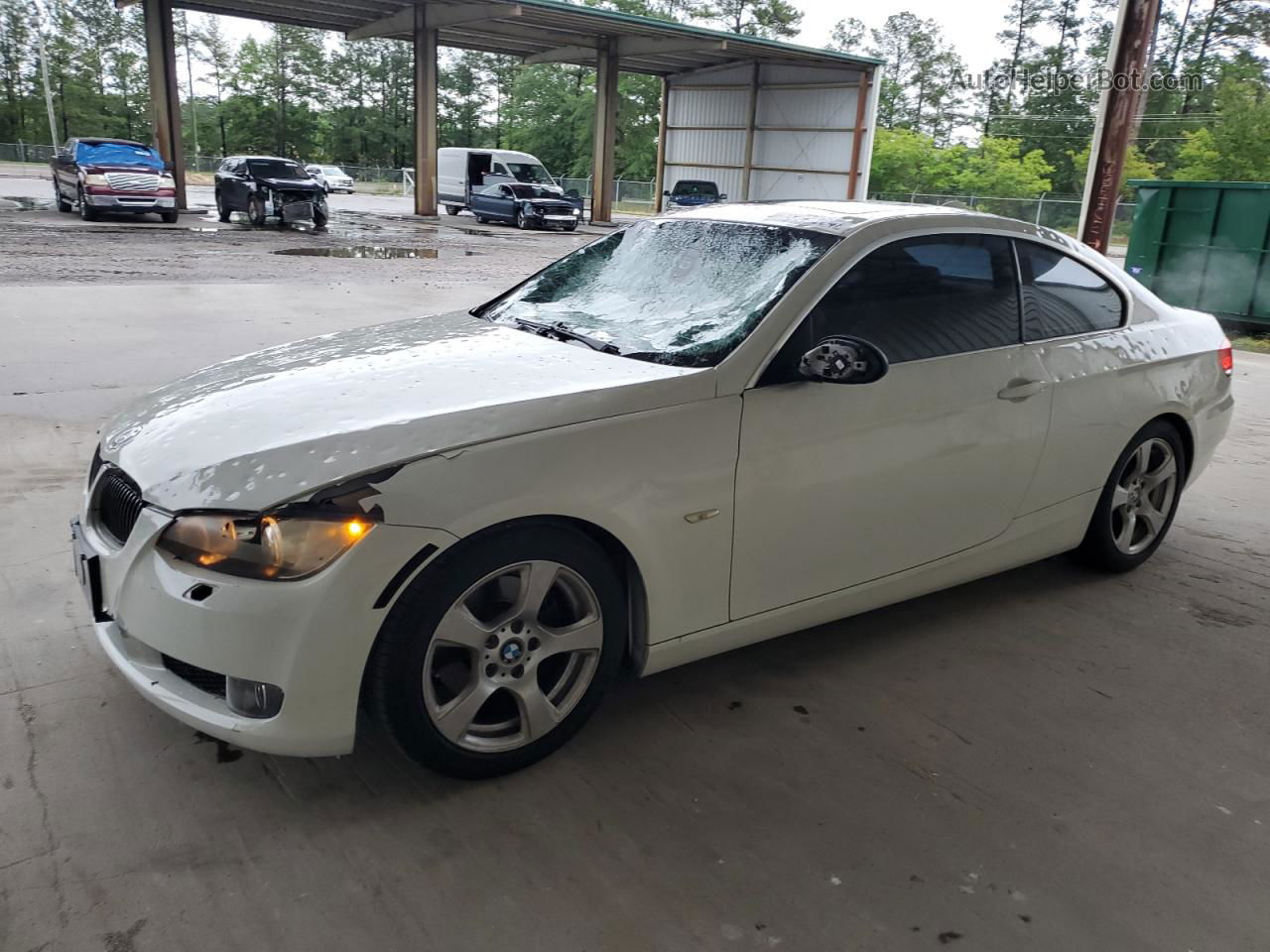 2008 Bmw 328 I White vin: WBAWB33528P132271