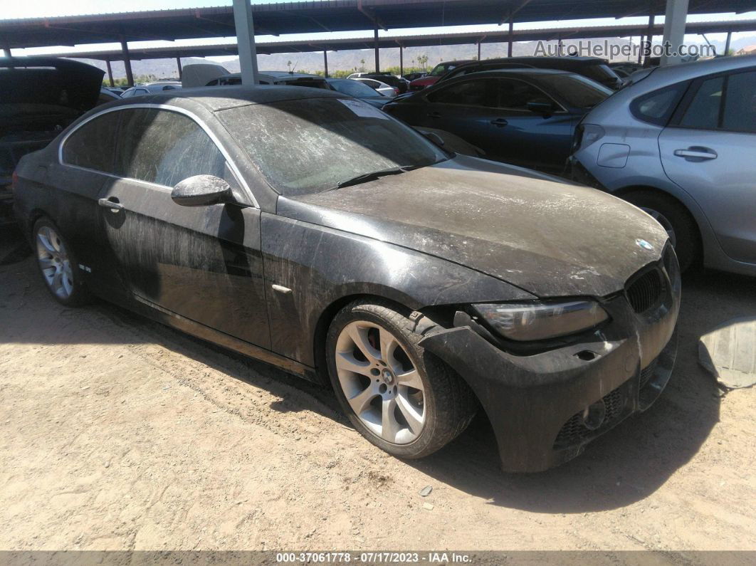 2008 Bmw 3 Series 335i Black vin: WBAWB73588P041433