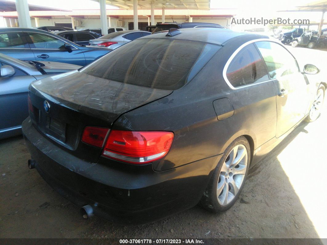 2008 Bmw 3 Series 335i Black vin: WBAWB73588P041433