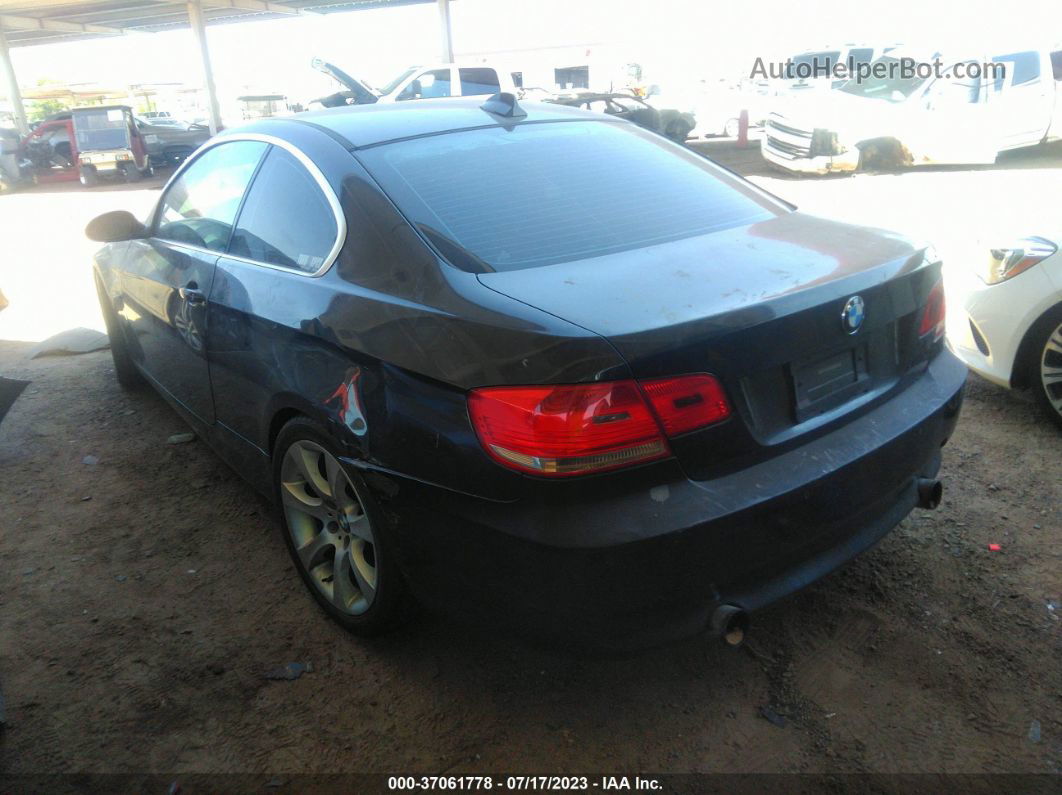 2008 Bmw 3 Series 335i Black vin: WBAWB73588P041433