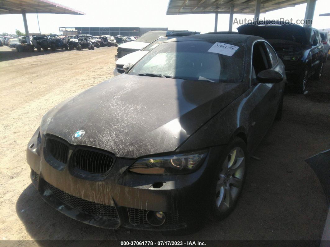 2008 Bmw 3 Series 335i Black vin: WBAWB73588P041433