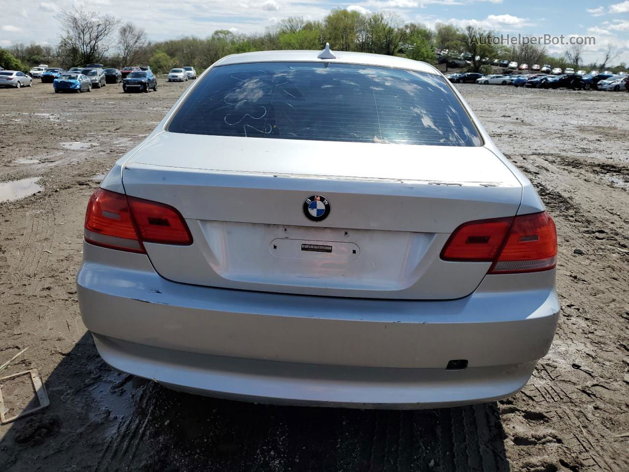 2008 Bmw 328 Xi Silver vin: WBAWC33508PD08993