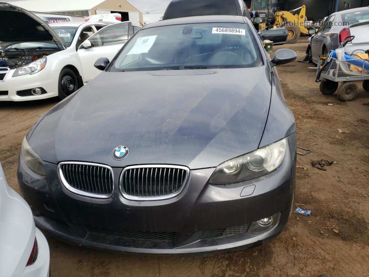 2008 Bmw 328 Xi Gray vin: WBAWC33538PD08941