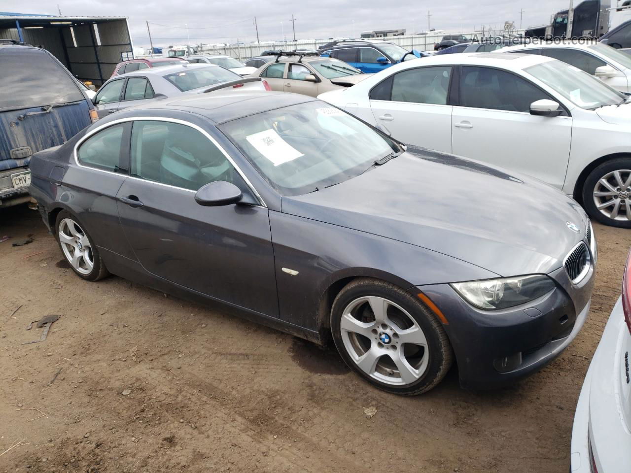 2008 Bmw 328 Xi Gray vin: WBAWC33538PD08941