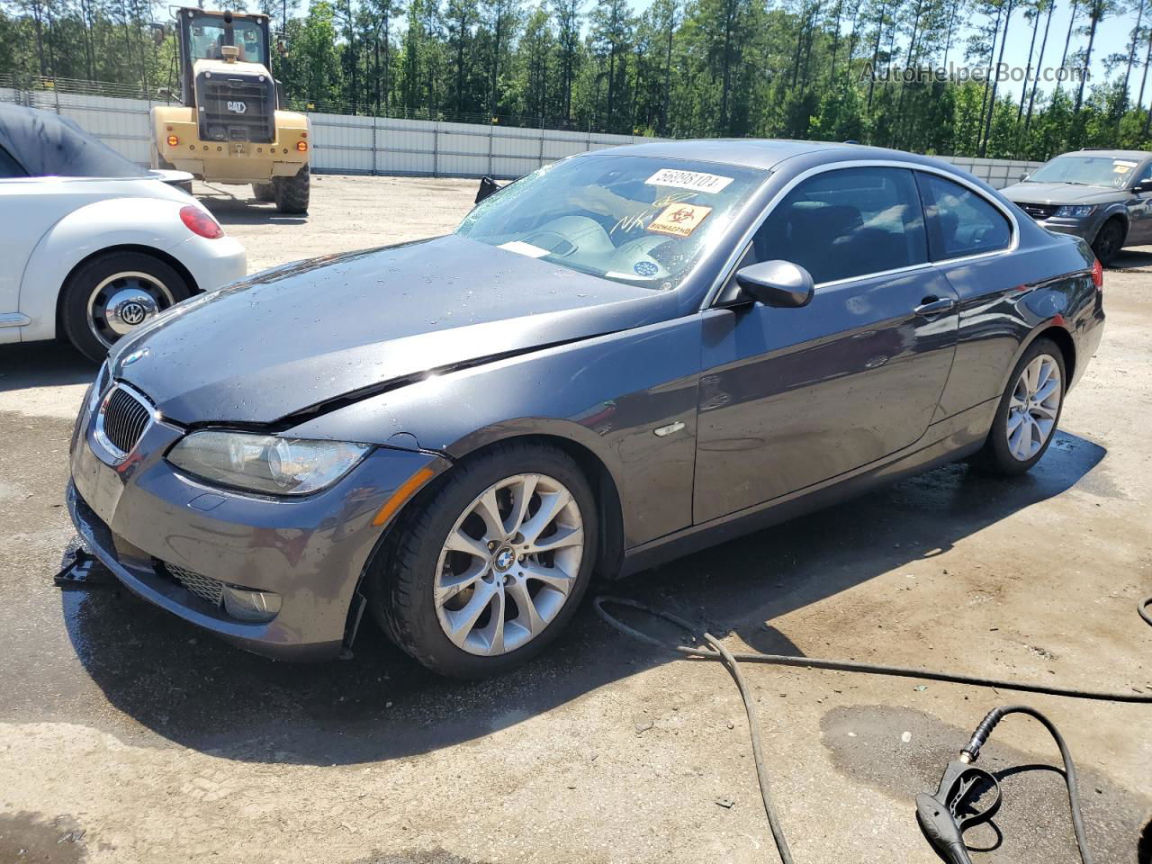 2008 Bmw 335 Xi Gray vin: WBAWC73568E065934