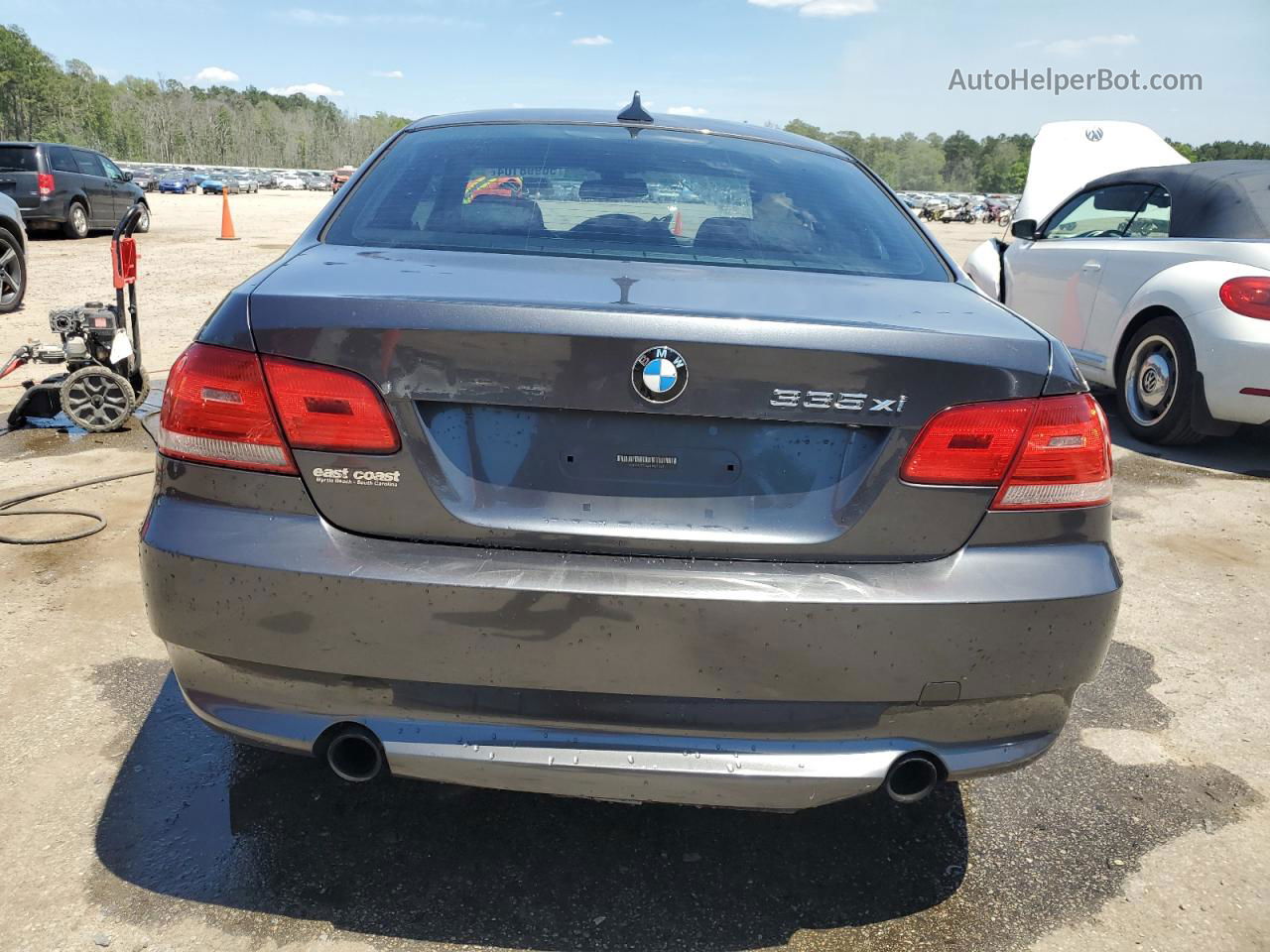 2008 Bmw 335 Xi Gray vin: WBAWC73568E065934