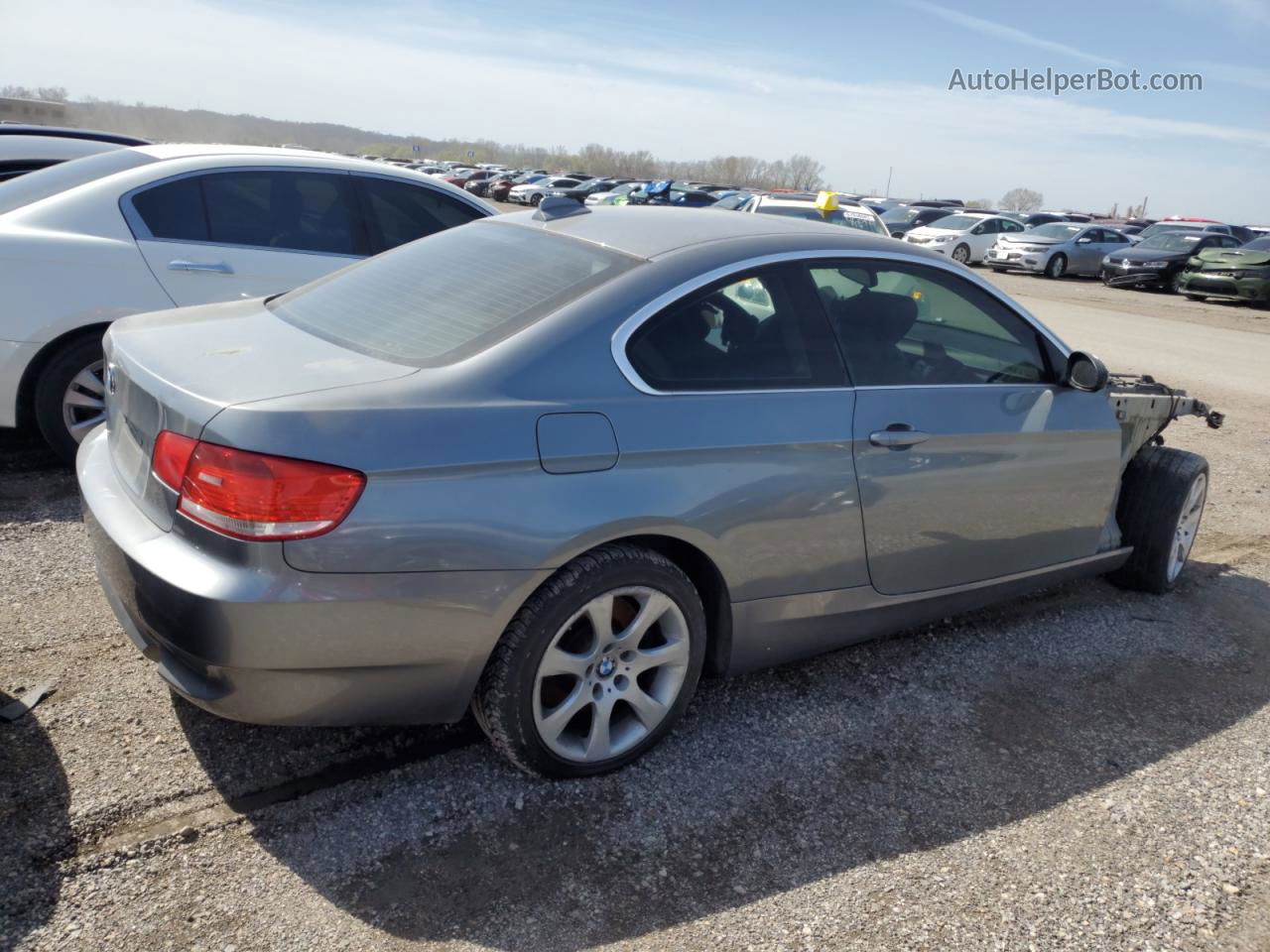 2008 Bmw 335 Xi Silver vin: WBAWC73598E065703