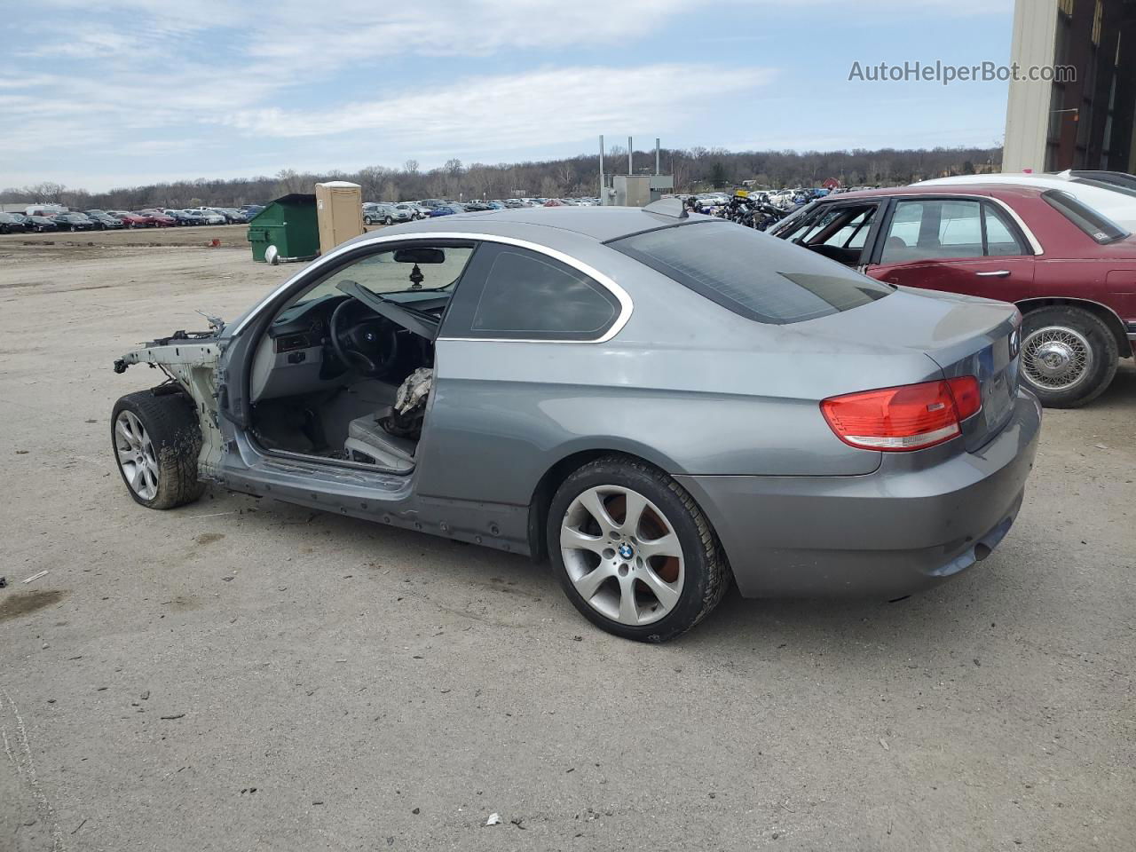 2008 Bmw 335 Xi Silver vin: WBAWC73598E065703