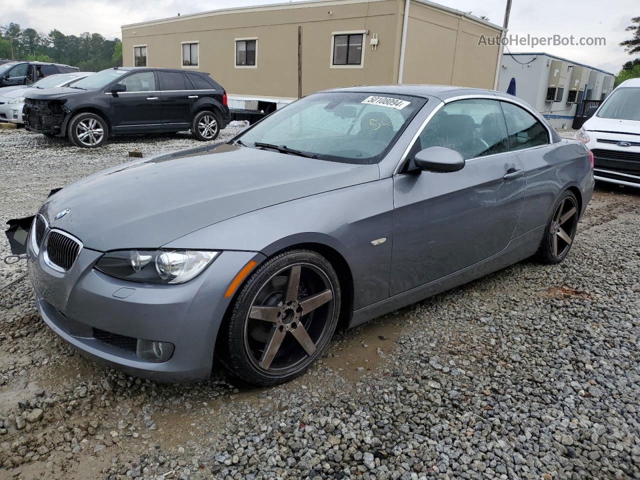 2008 Bmw 328 I Gray vin: WBAWL13518PX21202