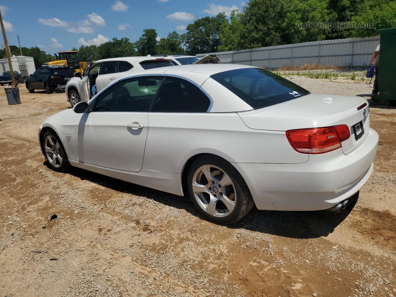 2008 Bmw 328 I White vin: WBAWL13538PX20116