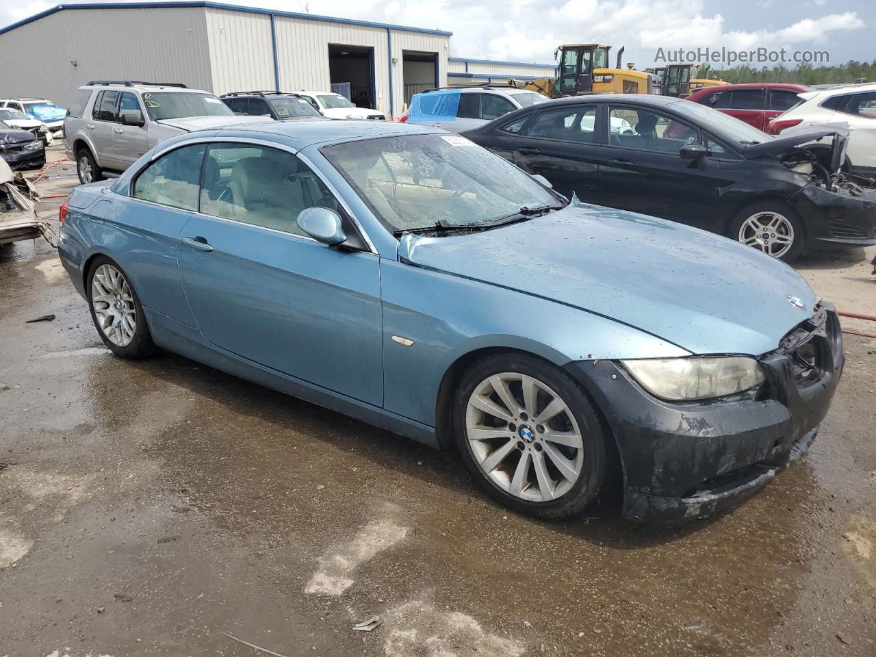 2008 Bmw 328 I Blue vin: WBAWL13548PX21985