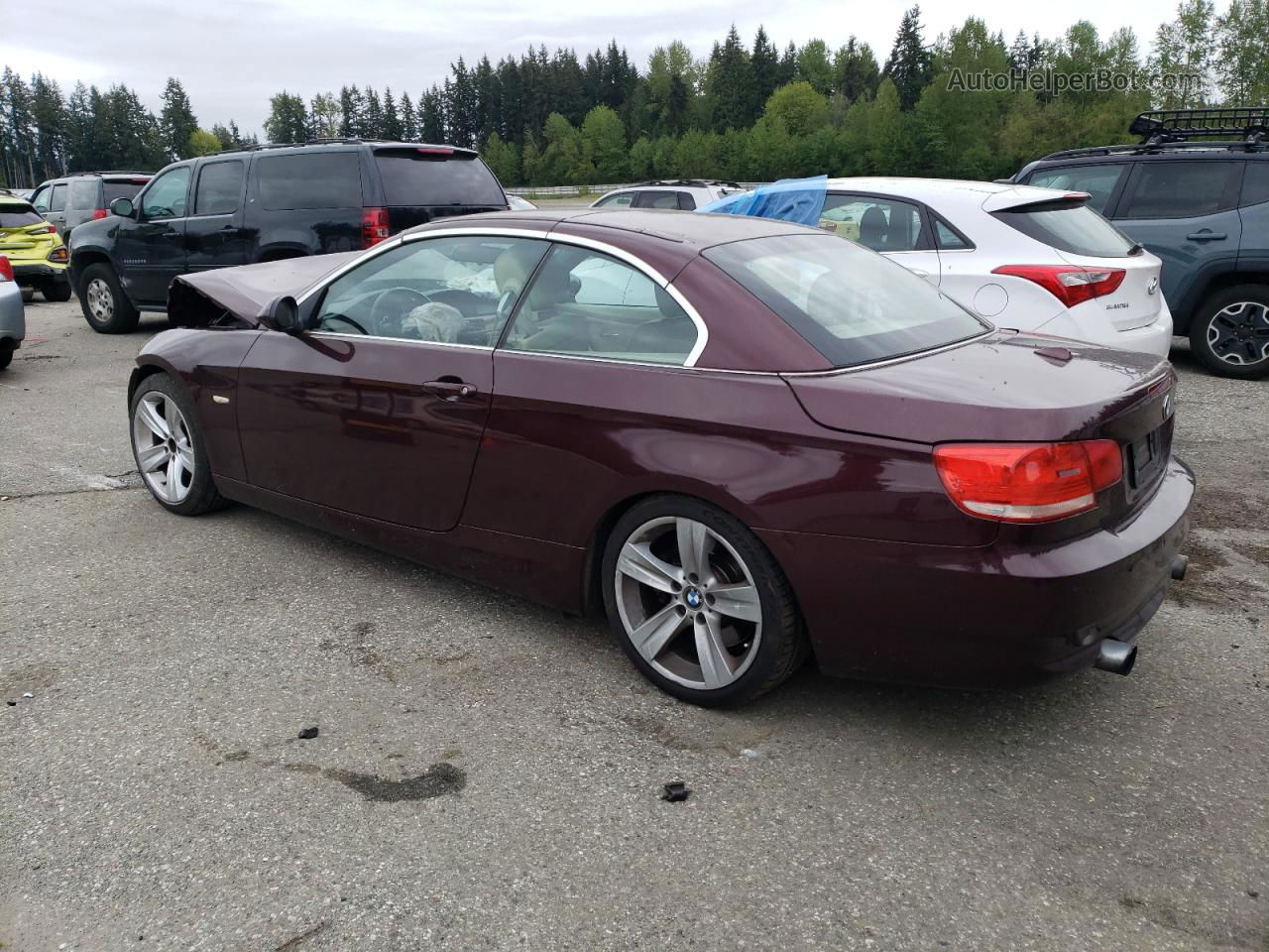 2008 Bmw 335 I Brown vin: WBAWL73538PX55385