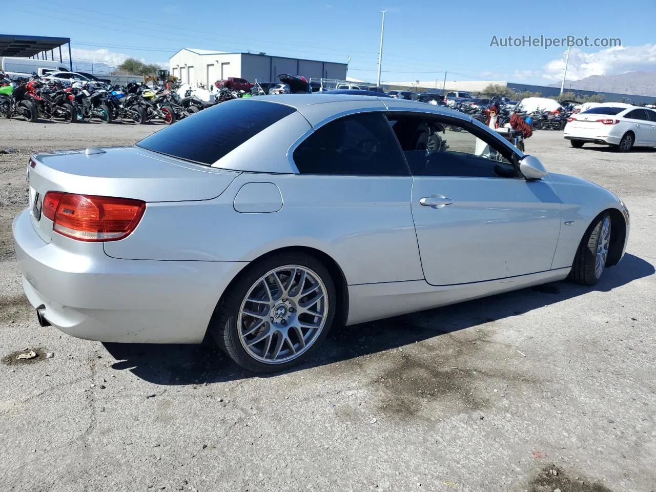 2008 Bmw 335 I Silver vin: WBAWL73548PX57825