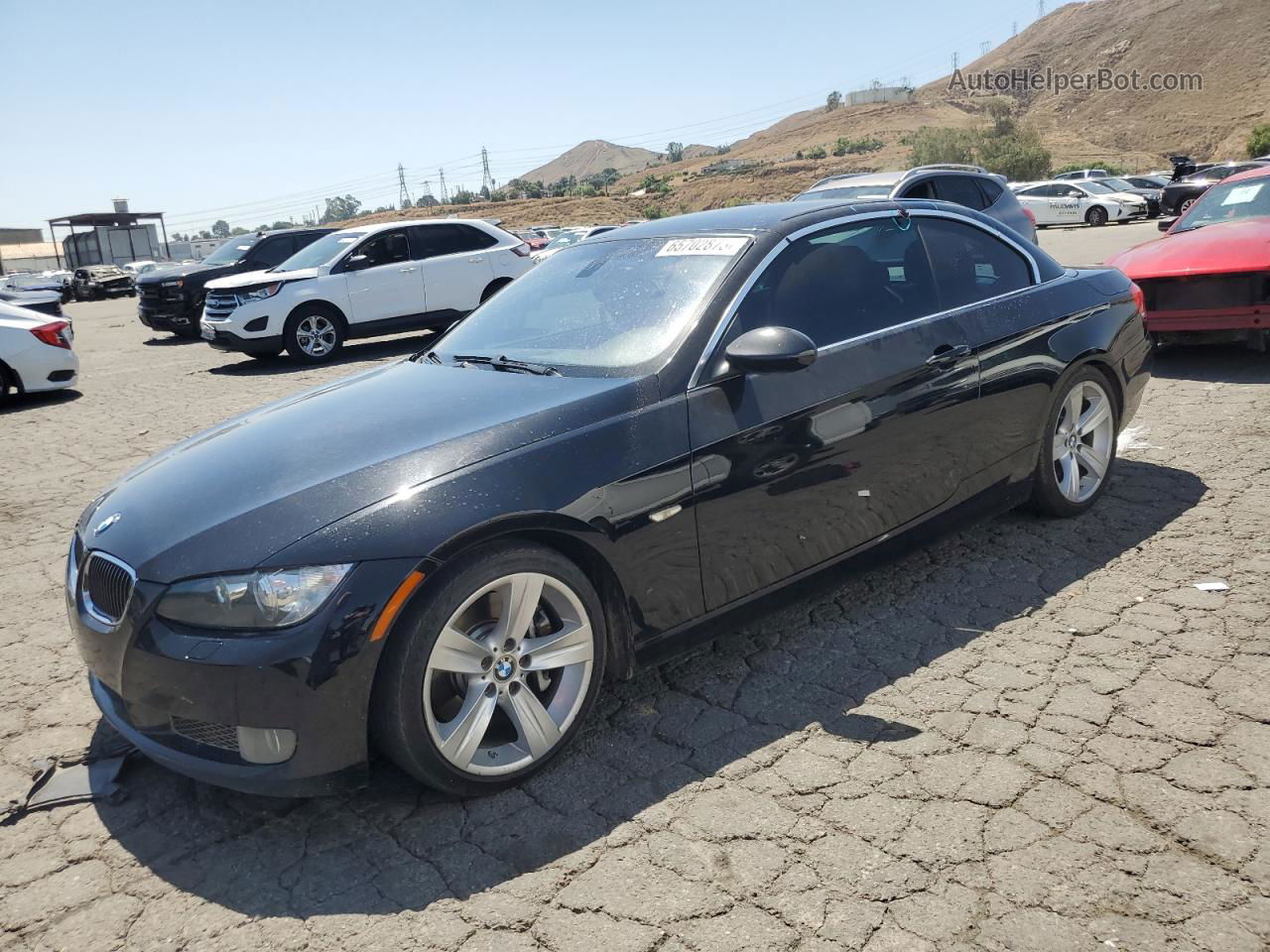 2008 Bmw 335 I Black vin: WBAWL73568PX54036