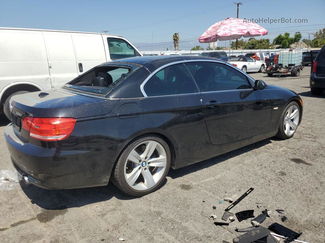 2008 Bmw 335 I Black vin: WBAWL73568PX54036