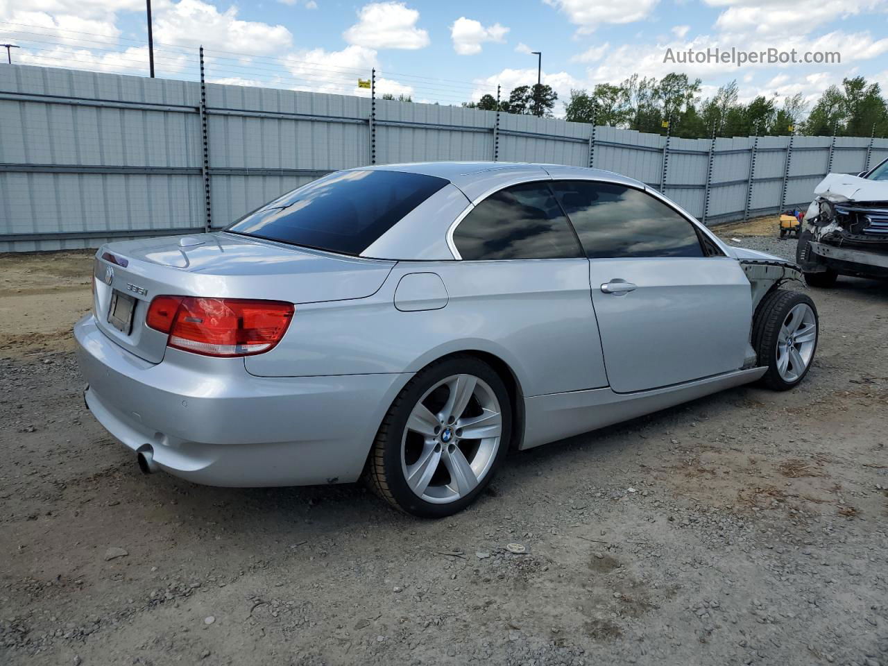 2008 Bmw 335 I Silver vin: WBAWL73578PX52537