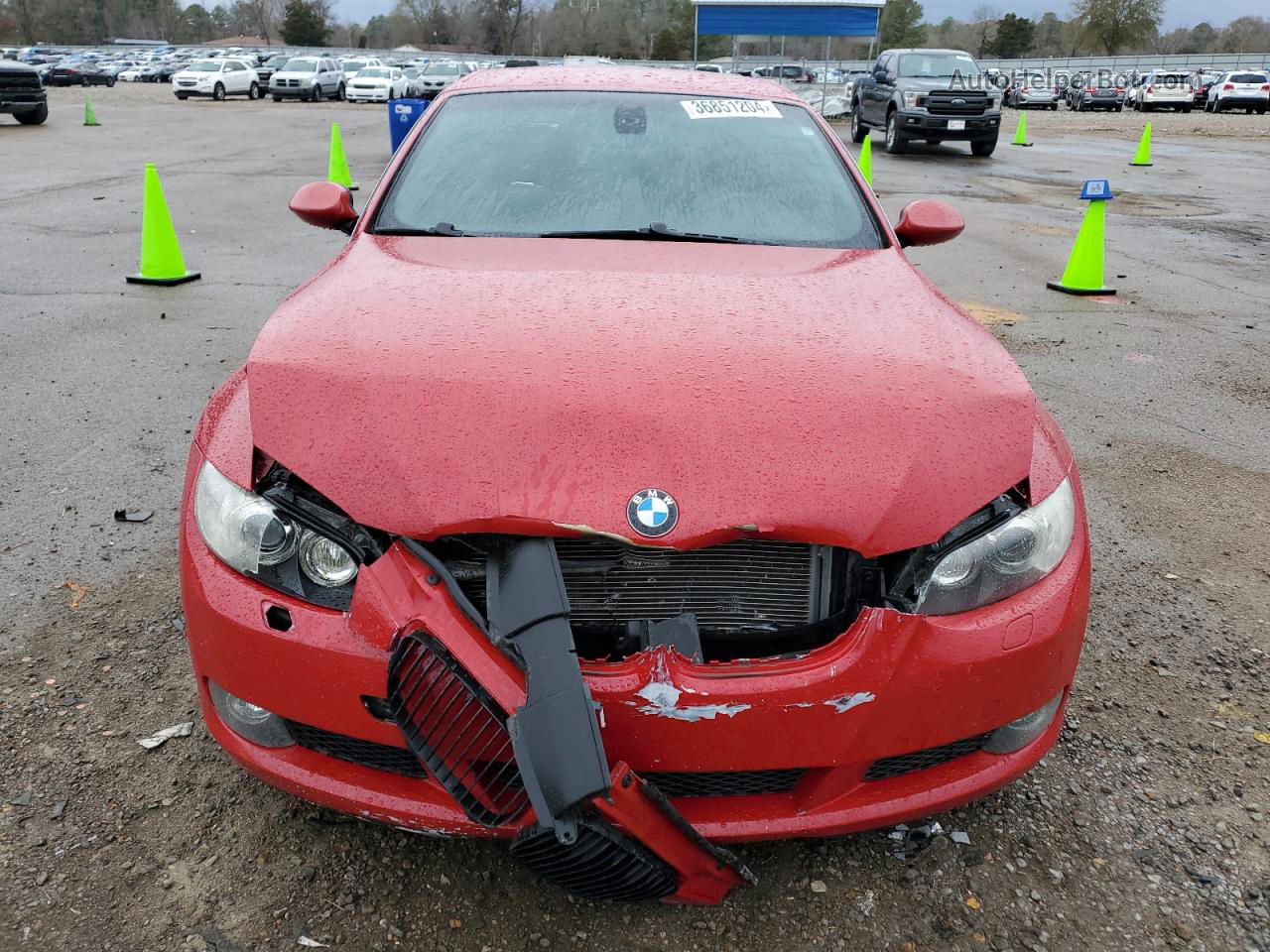 2008 Bmw 335 I Red vin: WBAWL73578PX57866