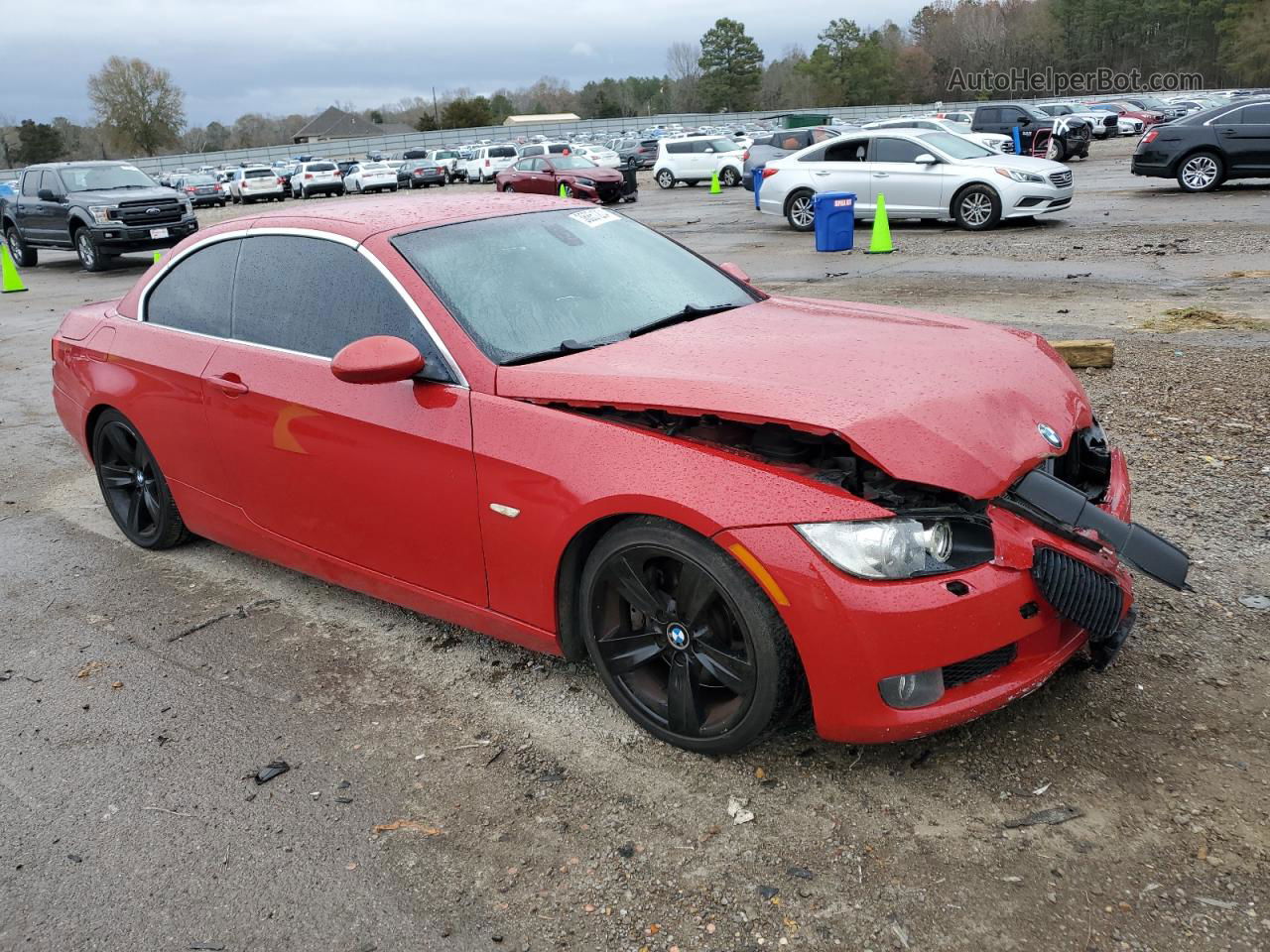 2008 Bmw 335 I Red vin: WBAWL73578PX57866