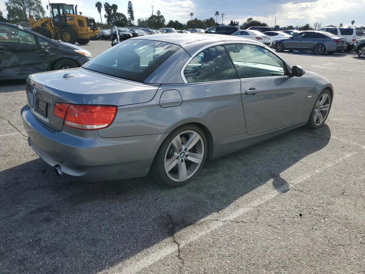 2008 Bmw 335 I Gray vin: WBAWL73598PX43256