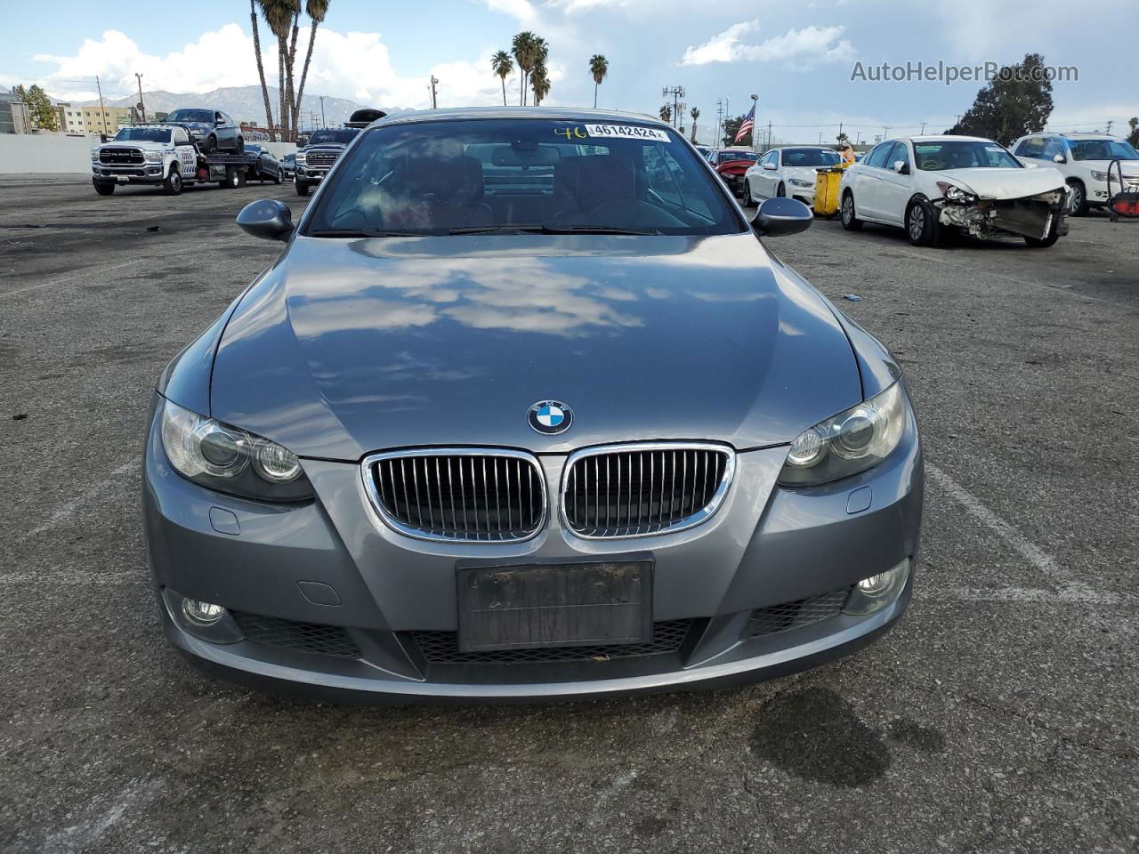 2008 Bmw 335 I Gray vin: WBAWL73598PX43256