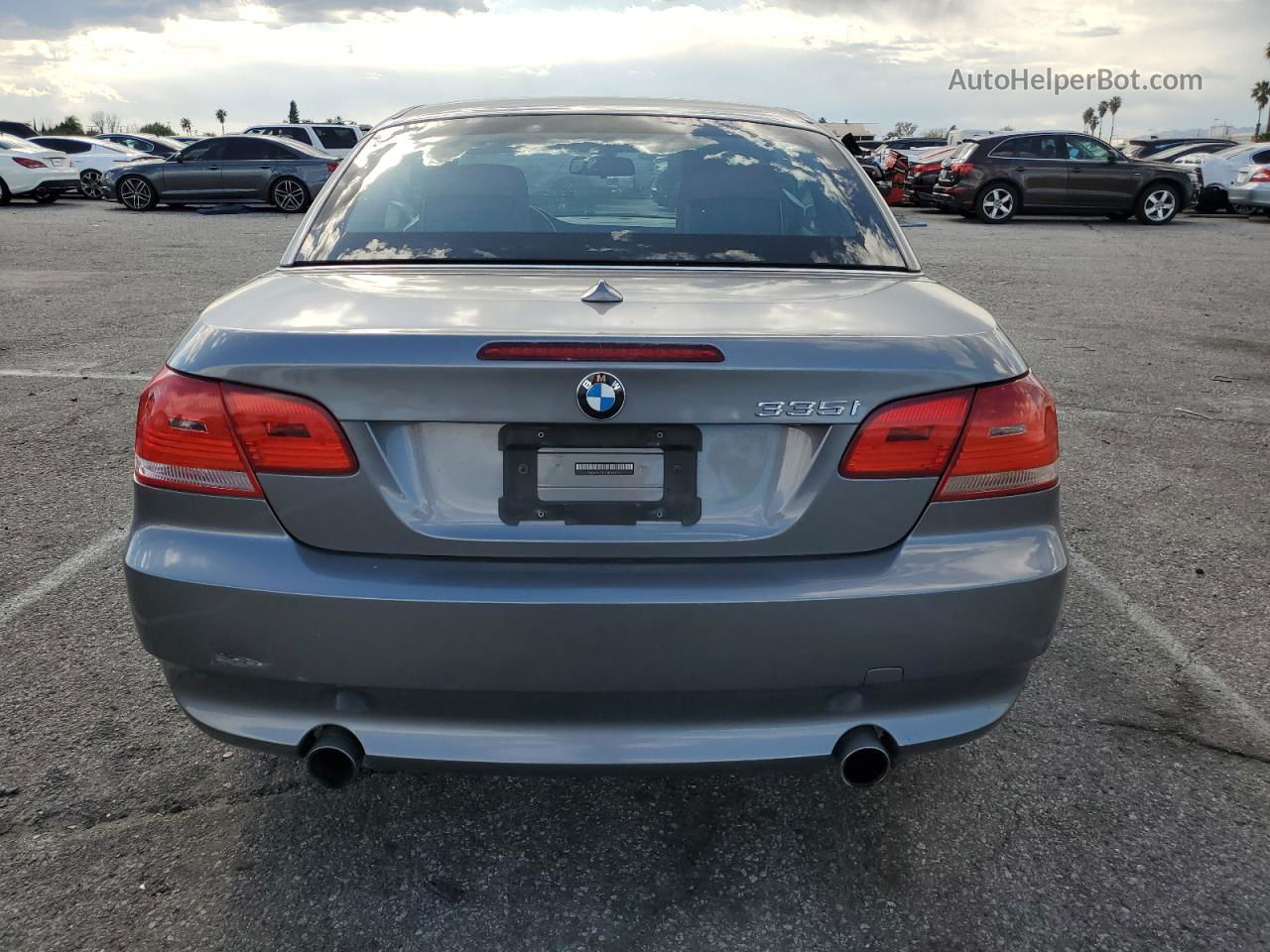 2008 Bmw 335 I Gray vin: WBAWL73598PX43256