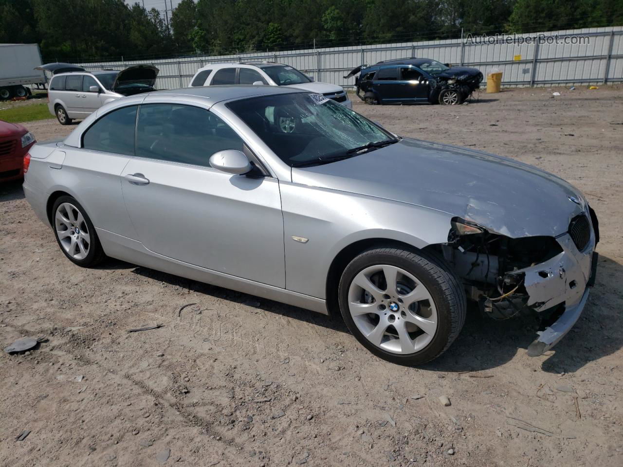 2008 Bmw 335 I Серебряный vin: WBAWL73598PX56573