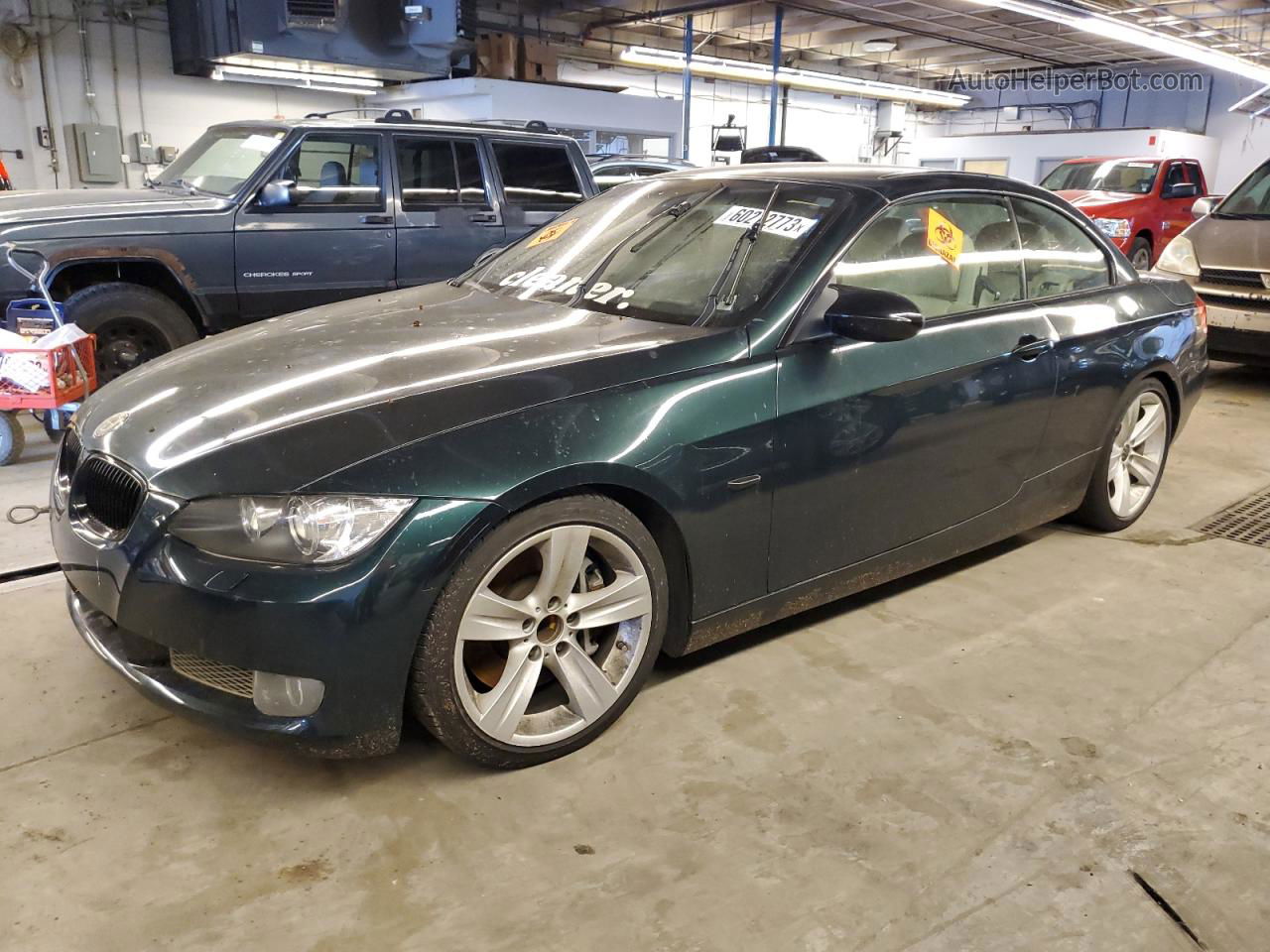 2008 Bmw 335 I Green vin: WBAWL73598PX58906