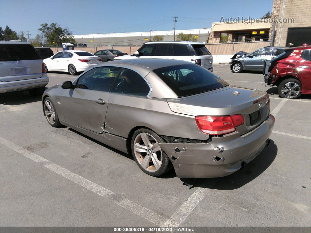 2008 Bmw 3 Series 335i Beige vin: WBAWL735X8PX53908