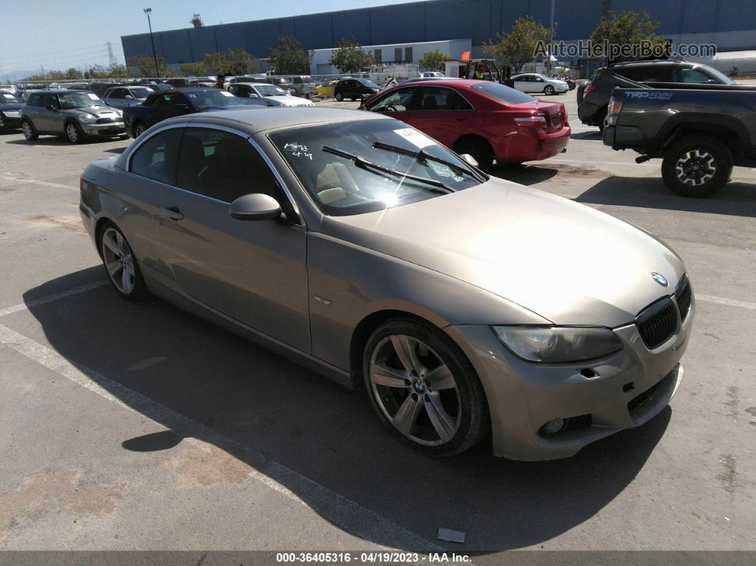 2008 Bmw 3 Series 335i Beige vin: WBAWL735X8PX53908