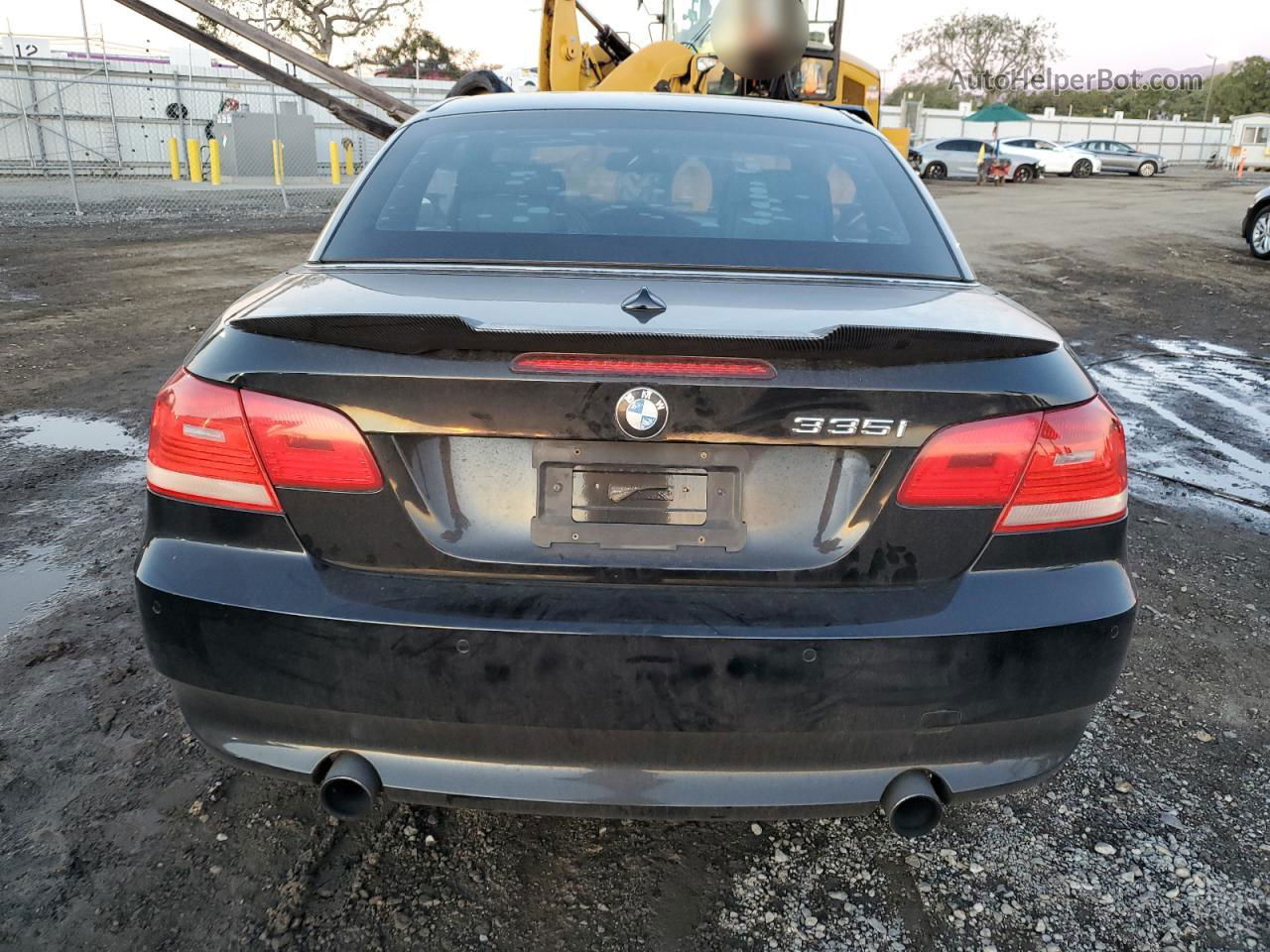 2008 Bmw 335 I Black vin: WBAWL735X8PX55710