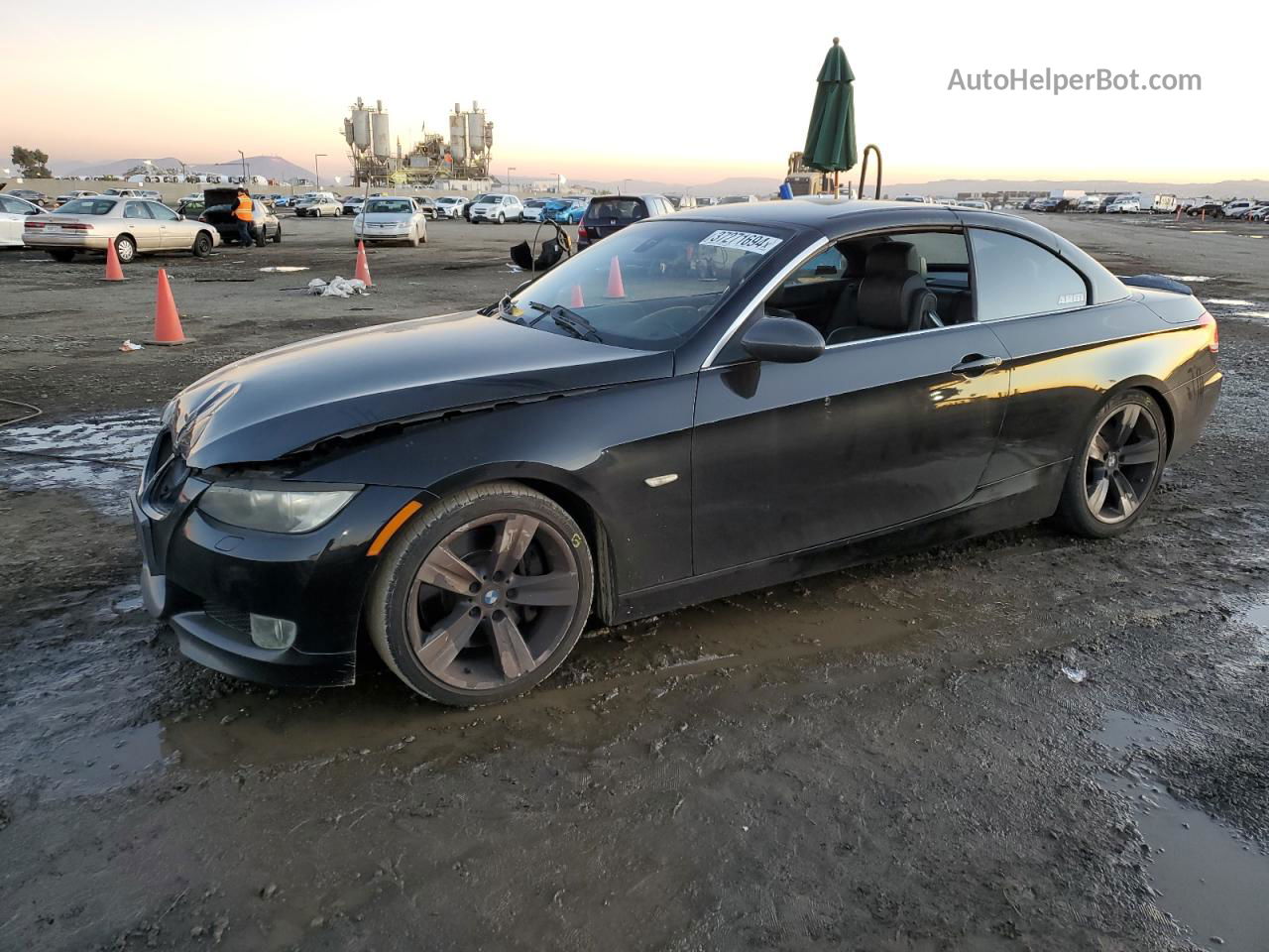 2008 Bmw 335 I Black vin: WBAWL735X8PX55710