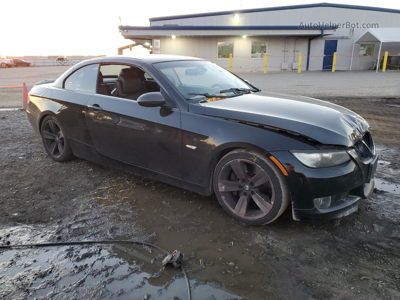 2008 Bmw 335 I Черный vin: WBAWL735X8PX55710